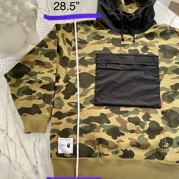 BAPE camo authentic sweatshirt!  New w tags! - Picture 10 of 11